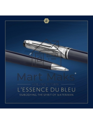 Ручка шариковая Waterman Expert L`Essence du Bleu (CW2166466) LaqBlue CT M син. черн. подар.кор.