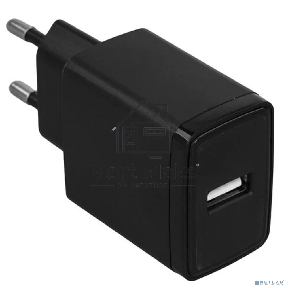 Зарядное устройство Cablexpert MP3A-PC-57, 5Вт, 1А, 1хUSB, черный, пакет