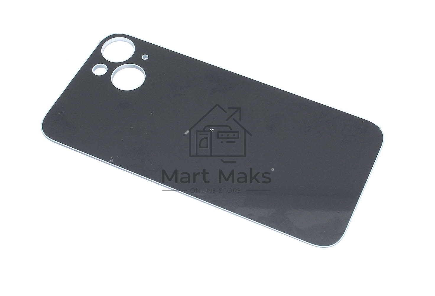 Задняя крышка (стекло) для Apple iPhone 14 синяя