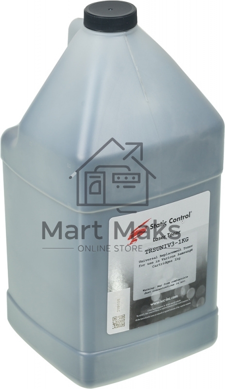 Тонер Static Control TRSUNIV3-1KG черный флакон 1000гр. для принтера Samsung ML2160/SCX3400/M2020/M2070