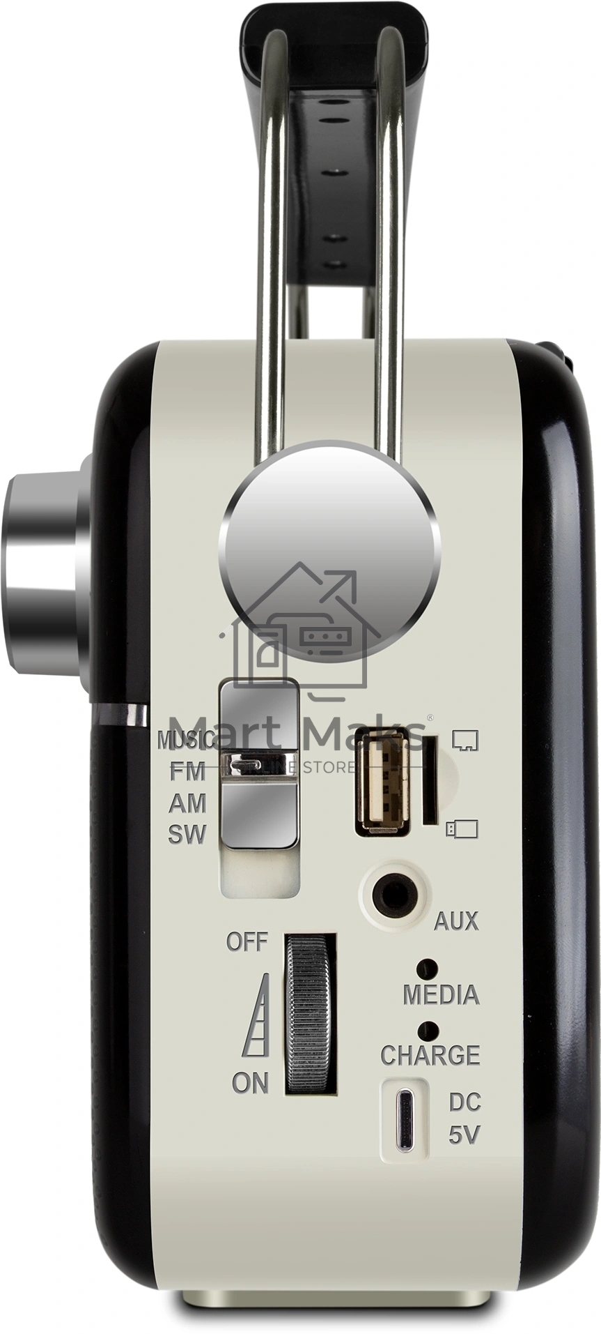 Радиоприёмник SVEN SRP-505 (4 Вт, FM/AM/SW, USB, SD/microSD, Bluetooth, 1200 мАч)черный