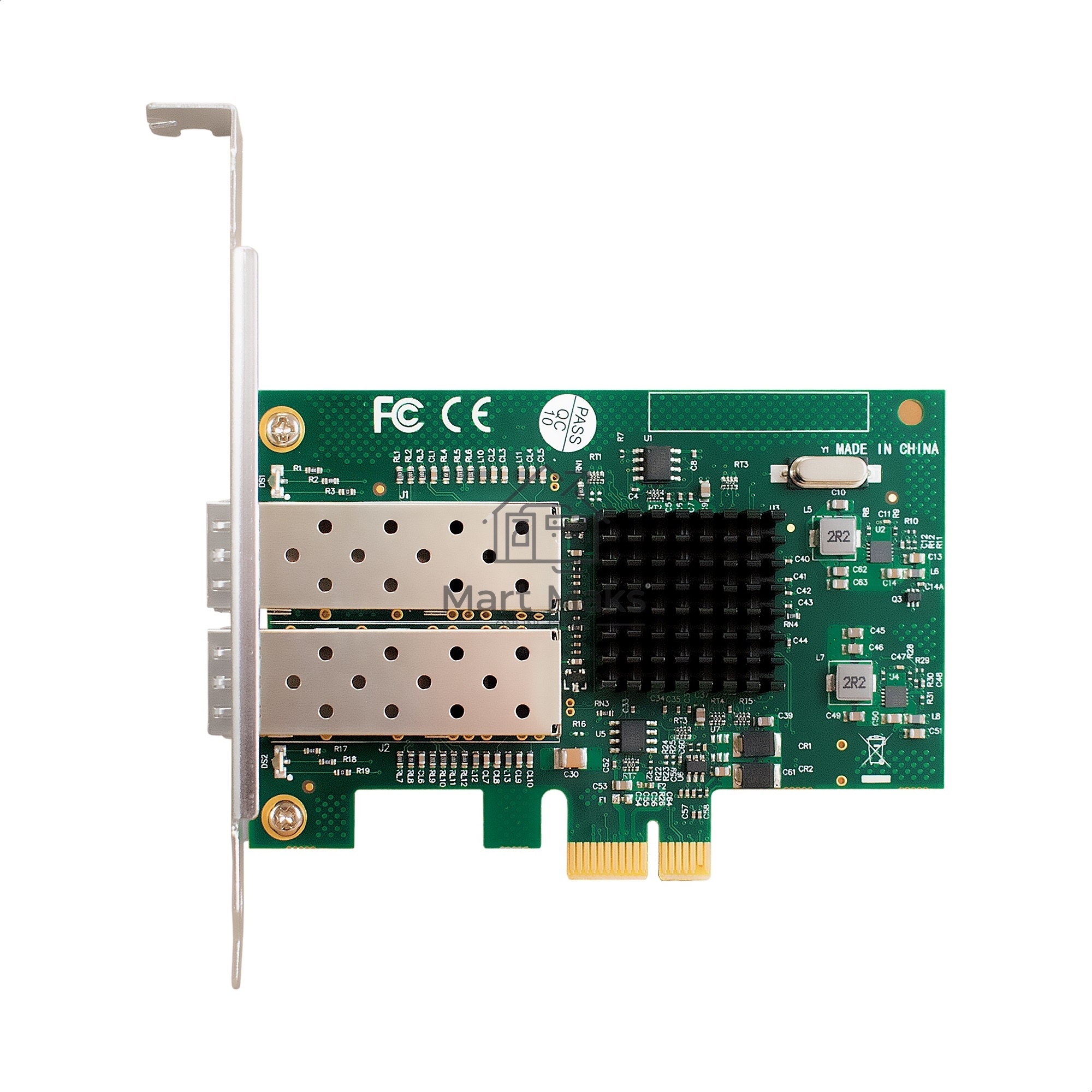 Комплект: Сетевой адаптер SFP ExeGate EXE-82576-F2 + Трансивер Single-Mode до 20км ExeGate EXT-1G-SM1310-LC2-20KM (EX296229RUS: PCI-E x1 v2.0, порты 2x SFP (10/100/1000Mb/s), Gigabit Server NIC Intel Chipset 82576-F2 + EX298328RUS: Tx:1310/Rx:1310 нм, до 