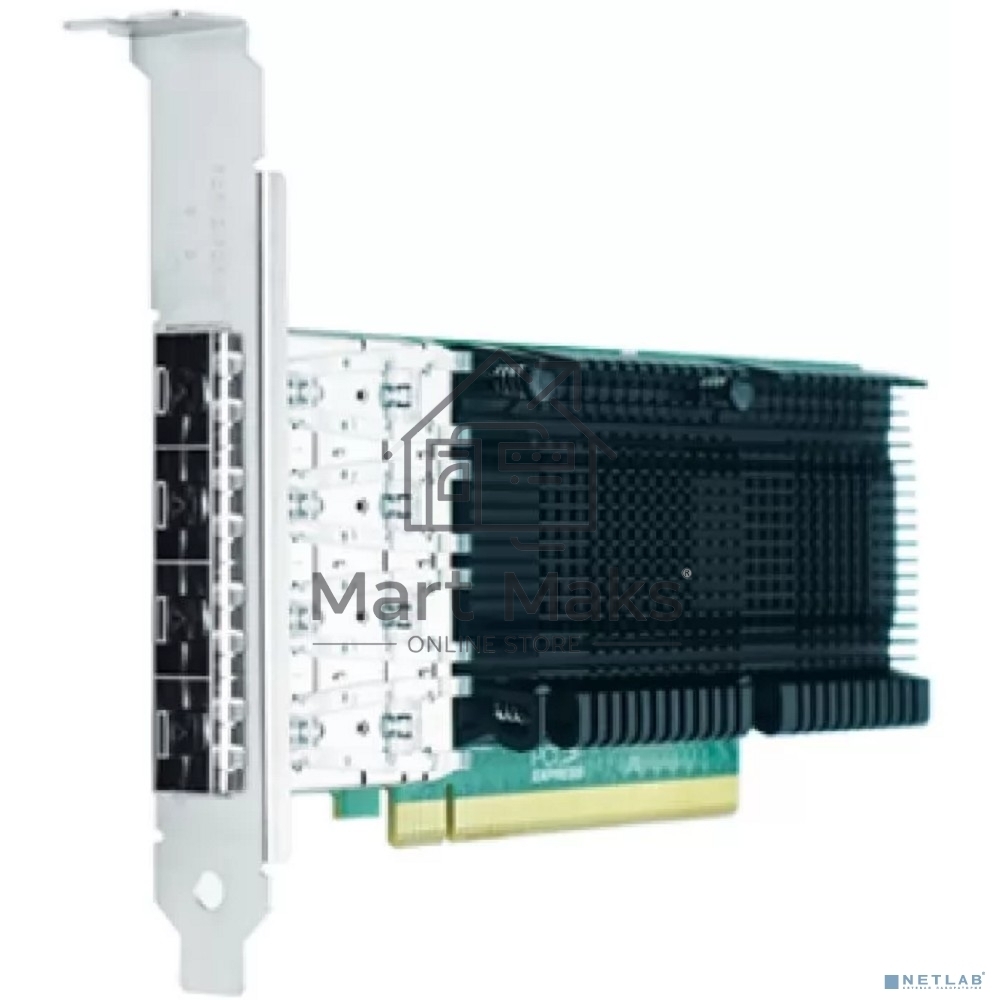 Сетевая карта LR-Link LRES1023PF-4SFP28 PCIe 4.0 x16, Intel E810, 4*SFP28 10/25G NIC Card (303738)