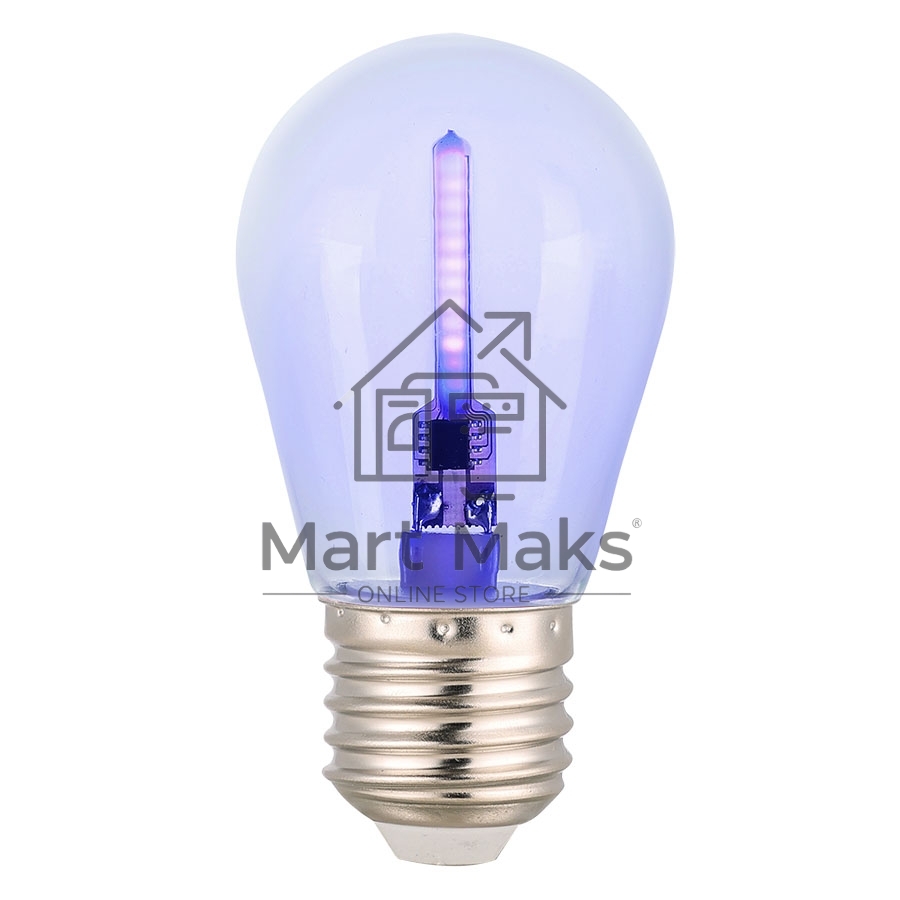Лампа GLDEN-G45FB-5-230-E27 BLUE