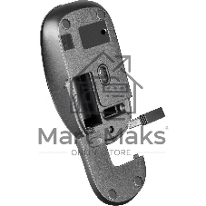 Мышь беспроводная Defender Wave MM-995 серебристый, 1600 dpi, радиоканал, USB, кнопки - 4
