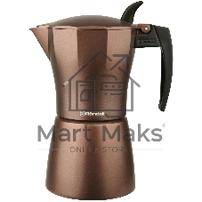 Кофеварка гейзерная Rondell Kortado RDA-399, 0.45л, алюминий, коричневый
