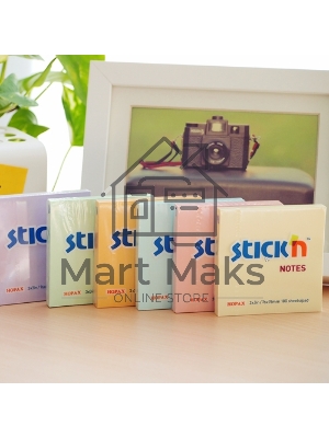 Блок самоклеящийся бумажный Stick`n 21007 76x76мм, 100 листов, 70 г/м2, пастель, желтый