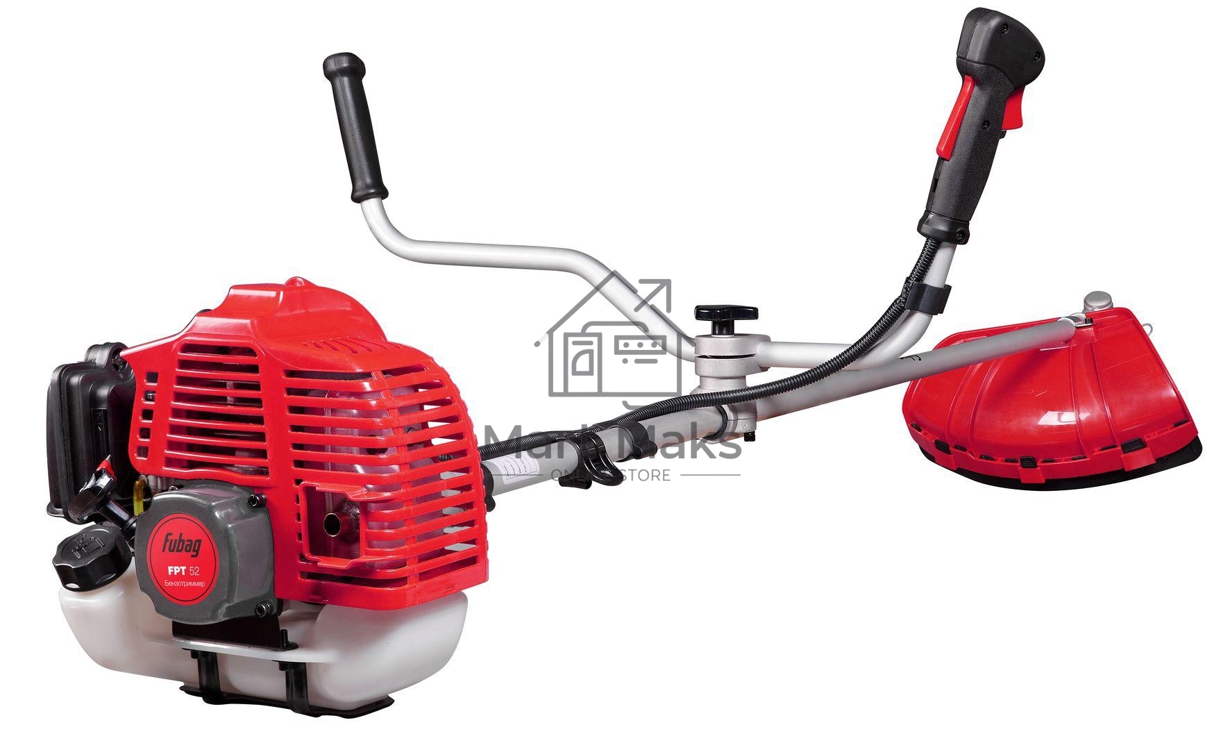 Мотокоса FUBAG FPT 52 (38712/41048)1.5кВт 52 см3 неразборная штанга двухплечевой ремень велосипедная рукоять