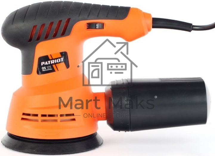 Машинка шлифовальная орбитальная (эксцентриковая) PATRIOT OS 125270Вт 125мм 12000об/мин 24000к/ми