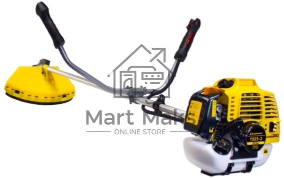 Газонокосилка Champion T523-2 1.4/1.9 кВт/л.с, Вес без режущей насадки 8,3 кг, Объем двигателя 51,7 см3, Объем топливного бака 950 мл, Максимальный расход топлива 610 г/кВт•ч/мл/ч, Тип рукоятки U-образная, штанга прямая Разъемная, Длина штанги 1493 мм, То