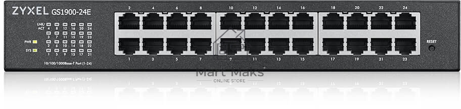 Коммутатор Zyxel GS1900-24E-EU0103F 24G управляемый