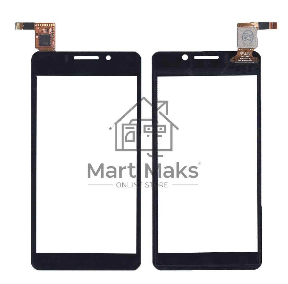 Сенсорное стекло (тачскрин) для DNS S4503Q, черное