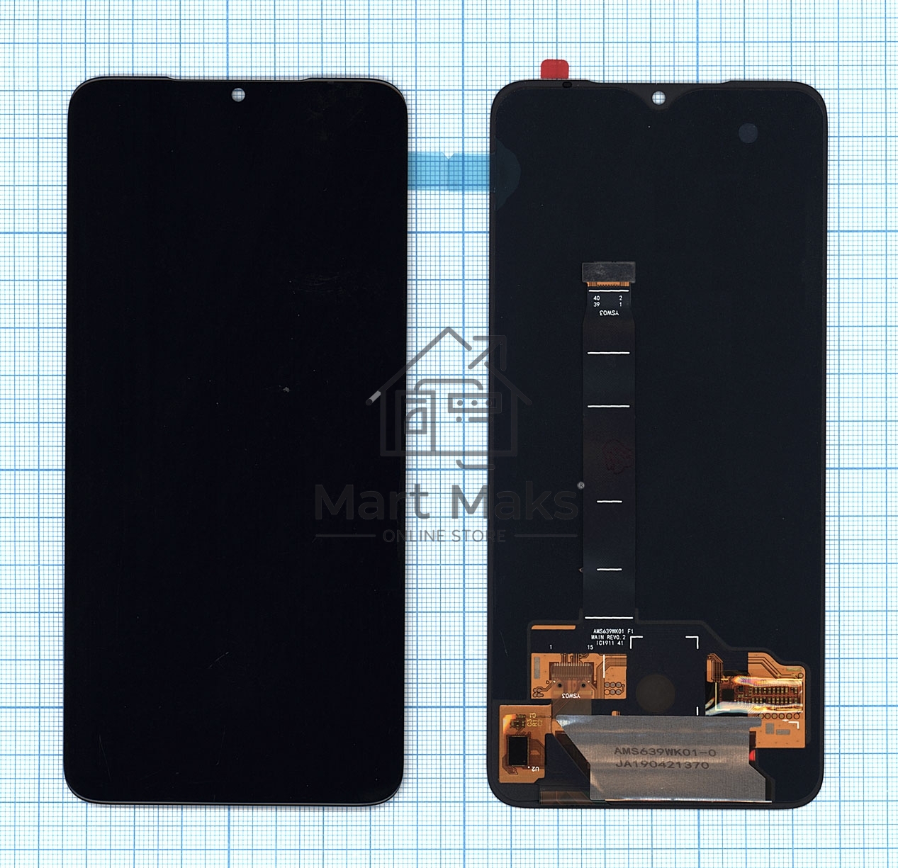 Дисплей для Xiaomi Mi9 OLED черный