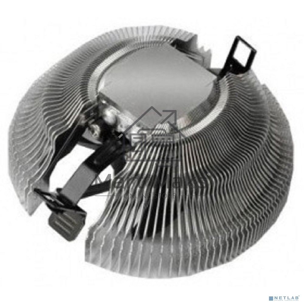 Кулер PCCooler E80 серебристый 75мм алюминий 2200rpm 22db 3-pin 65W