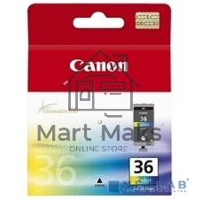 Картридж струйный CLI-36Color (1511B001) для Canon Mini Pixma 260, Цветной, 250 стр.