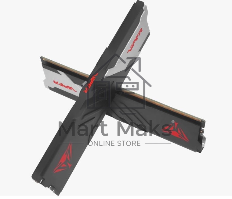 Оперативная память Patriot Viper Venom, DDR5, 32GB (2x16GB), 6600MHz, CL34, DIMM, с радиатором, черный