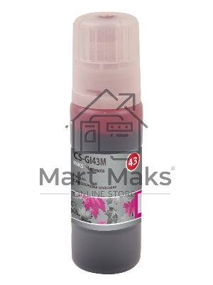 Чернила Cactus CS-GI43M пурпурный60мл для Canon Pixma G640/540
