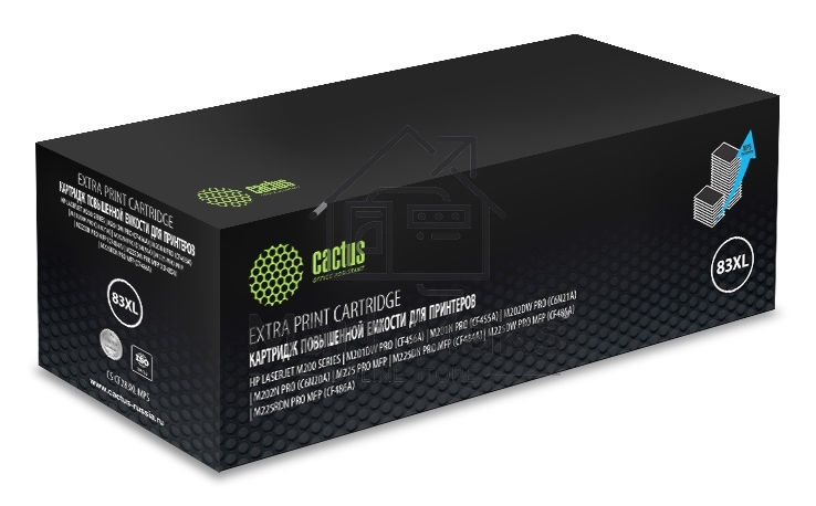 Картридж лазерный Cactus CS-CF283XL-MPS черный (3000 стр.) для HP LJ Pro M225dn/M201/M202