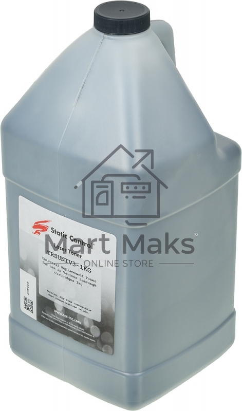 Тонер Static Control TRSUNIV3-1KG черный флакон 1000гр. для принтера Samsung ML2160/SCX3400/M2020/M2070