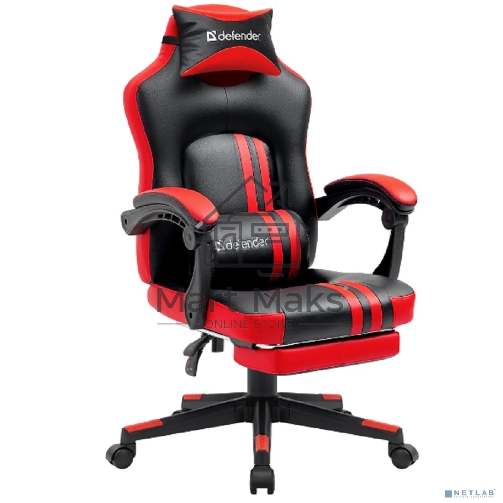 Кресло игровое Defender DIABLO BLACK/RED