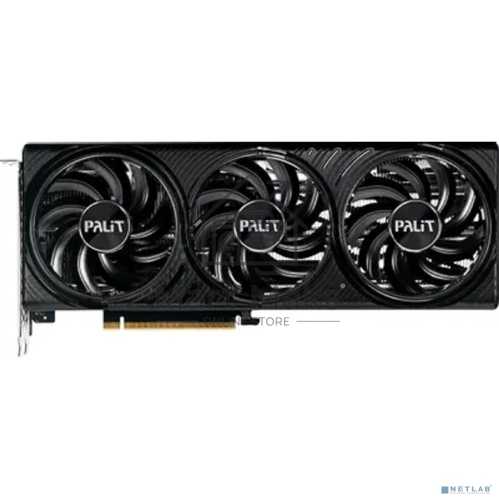 Видеокарта Palit PCI-E 5.0 RTX5060Ti INFINITY 3 OC NVIDIA GeForce RTX 5060TI 16Gb 128bit GDDR7 2407/28000 HDMIx1 DPx3 HDCP Ret