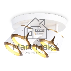 Светильник Ambrella light TN71241/4 WH/GD белый/золото GX53/4 D250*147