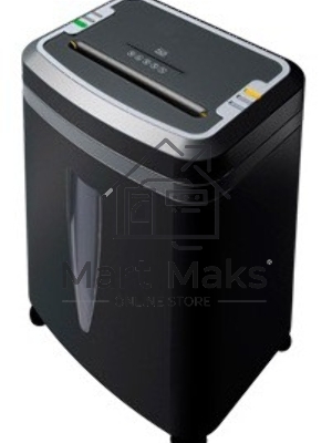 Шредер Office Kit S145 (секр.P-5)/фрагменты/8лист./20лтр./скрепки/скобы/пл.карты/CD