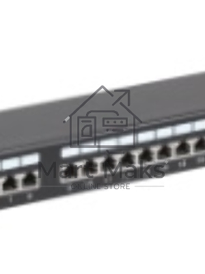 Патч-панель 1U кат.6 STP, 24 порта (IDC Dual), с кабельным органайзером ITK