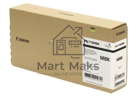 Картридж струйный Canon PFI-710 MBK 2353C001 черный матовый (700мл) для Canon TX-2000/TX-3000/TX-4000