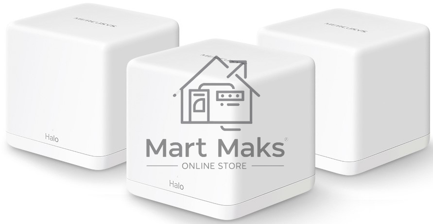 Бесшовный Mesh роутер Mercusys Halo H30G(3-pack) AC1300 10/100/1000BASE-TX