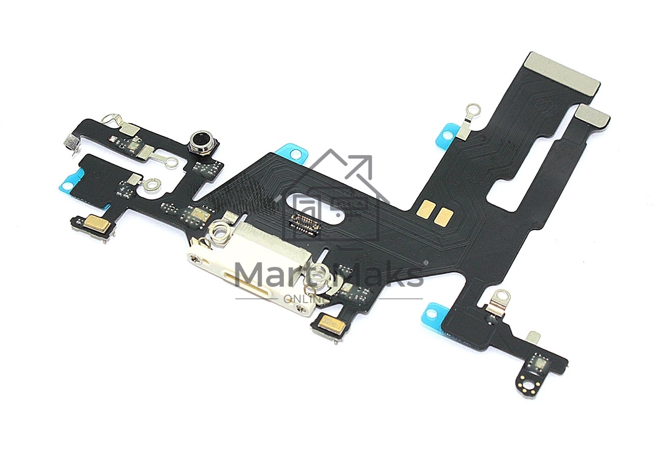 Шлейф разъема питания для iPhone 11 белый