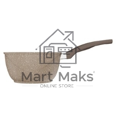 Ковш Мечта Гранит brown 1,7 л, 82806, несъемная ручка, стеклянная крышка