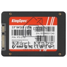 Накопитель SSD KingSpec P3-2Tb, 2048Gb, SATA, 2.5