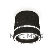 Светильник Ambrella Light XS8111004 SBK/FR черный песок/белый матовый GX53 (C8111, N8434)