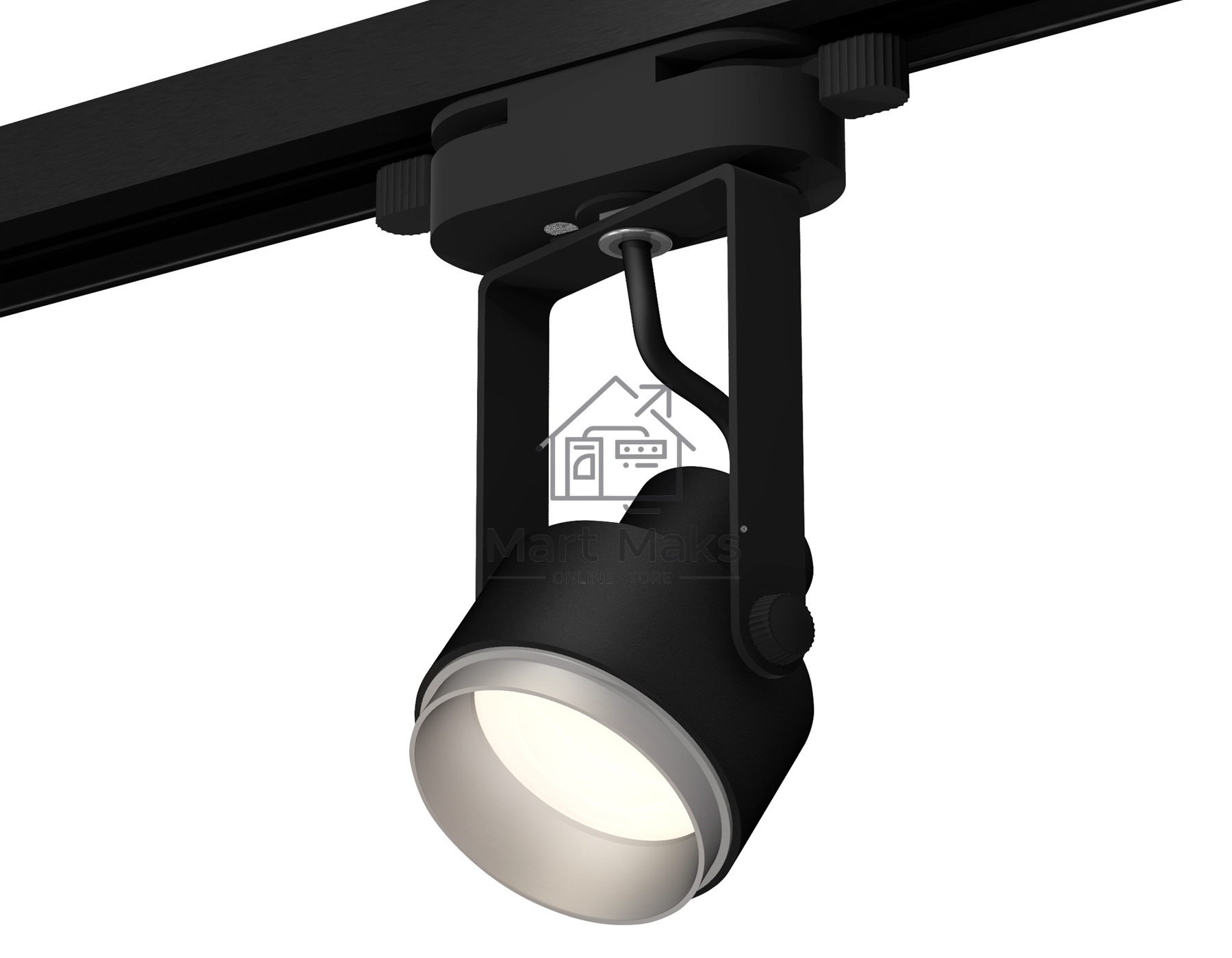 Светильник Ambrella light XT6602022 PBK/MCH черный полированный/хром матовый MR16 GU10 (C6602, N6123)