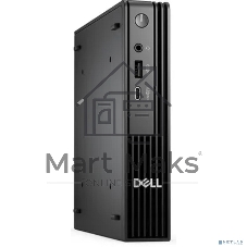 Неттоп Dell Pro Micro i5 14500T (1.7) 8Gb SSD512Gb UHDG Windows 11 Pro GbitEth WiFi BT мышь клавиатура черный (DPM-5811)