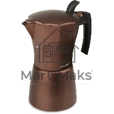 Кофеварка гейзерная Rondell Kortado RDA-399, 0.45л, алюминий, коричневый