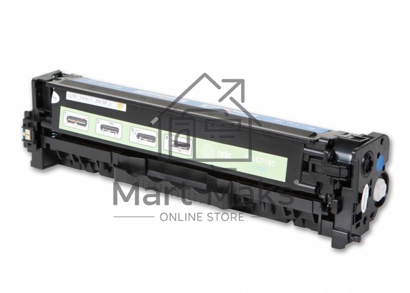 Картридж лазерный Cactus CS-C718С голубой (2900 стр.) для принтеров Canon i-Sensys MF8330/MF8340/MF8350/MF8360/MF8540/MF8580/LBP7200/7210/7660/7680