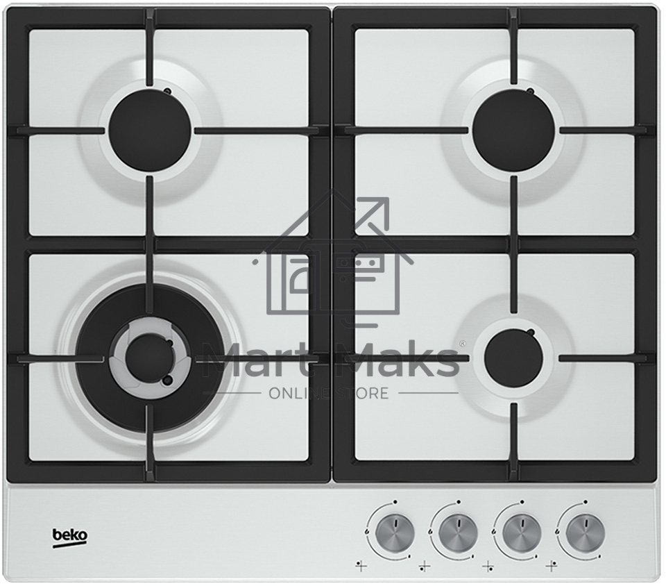 Встраиваемая газовая варочная поверхность Beko HIAW 64225 SW, Белый