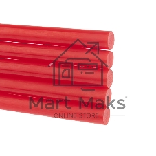 Клеевые стержни Rexant, Ø11 мм, 100 мм, красные, 6 шт., блистер