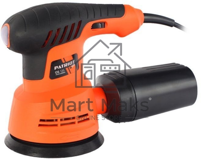 Машинка шлифовальная орбитальная (эксцентриковая) PATRIOT OS 125270Вт 125мм 12000об/мин 24000к/ми