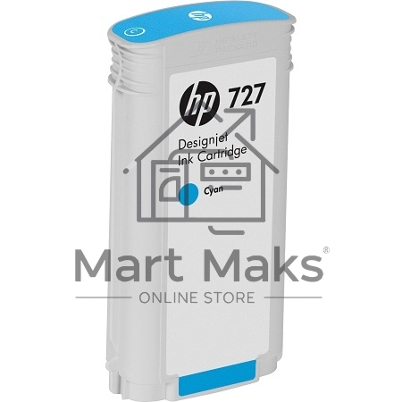 Картридж струйный HP 727 F9J76A голубой для HP DJ T1500/T1530/T2500/T2530/T920/T930 (300мл)