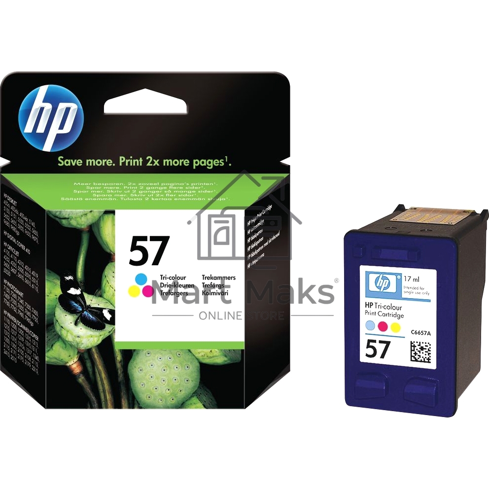 Картридж струйный HP №57 C6657AE многоцветный для HP DJ5550/450/PS 100/130/230/7150/7350/7550 (500стр.)