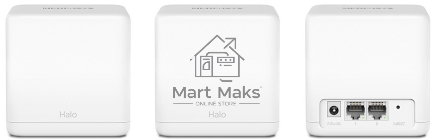Бесшовный Mesh роутер Mercusys Halo H30G(3-pack) AC1300 10/100/1000BASE-TX