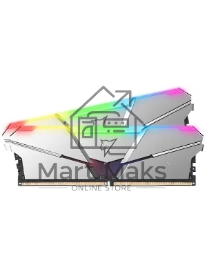 Оперативная память NETAC Shadow, DDR5, 32GB (2x16 GB), 5600 MHz, CL40, DIMM, ECC, радиатор, RGB, серебристый