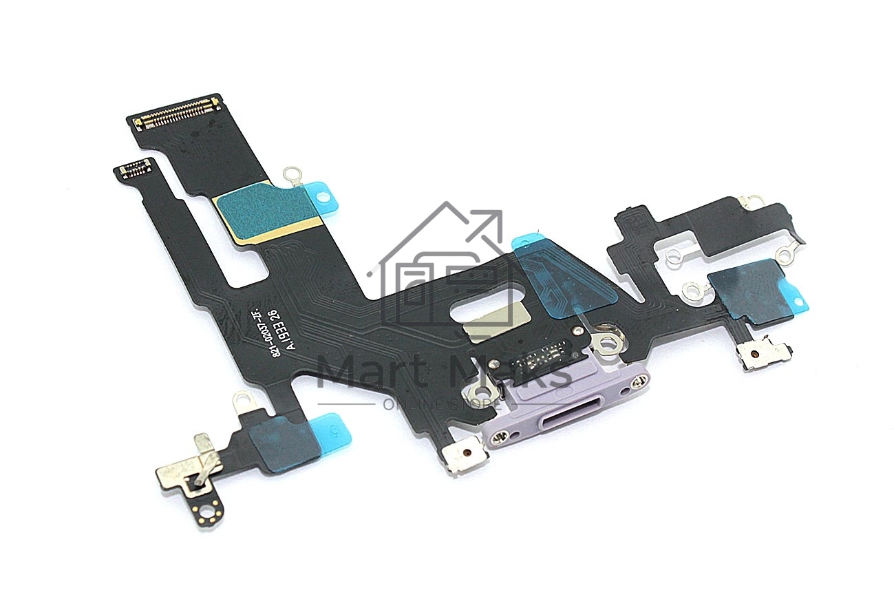 Шлейф разъема питания для iPhone 11 фиолетовый