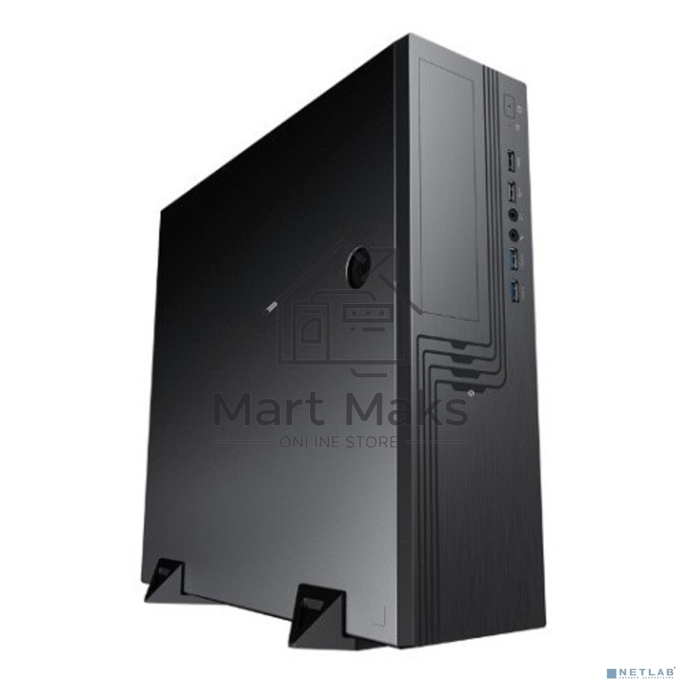 Компьютерный корпус EL555BK PM-300TFX 80+Bronze U3.0*2+U2*2+2*combo Audio; fan 9cm; intrusion switch POWERMAN Slim Case 6143524