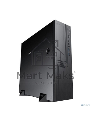 Компьютерный корпус EL555BK PM-300TFX 80+Bronze U3.0*2+U2*2+2*combo Audio; fan 9cm; intrusion switch POWERMAN Slim Case 6143524