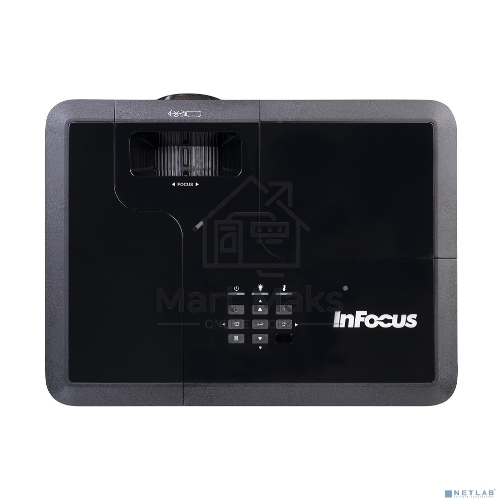 Проектор INFOCUS IN134ST DLP, 4000 ANSI Lm, XGA (1024x768), 28500:1, 0.626:1, 3.5mm in, Composite video, VGA, HDMI 1.4a x3 (поддержка 3D), USB-A (для SimpleShare и др.), лампа 15000ч.(ECO mode), 3.5mm out, Monitor out (VGA), RS232, RJ45, 21дБ, 3,2 кг