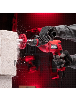 Дрель ударная MID-750, 750 Вт, 0-3000 об/мин, 0-48000 уд/мин MTX